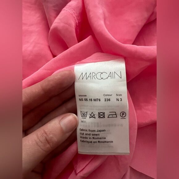 MARC CAIN Short Sleeve Blouse - Picture 9 of 10